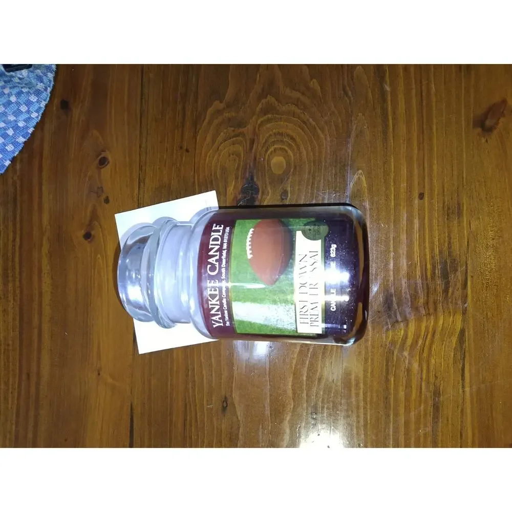 Yankee Candle First Down HTF used 10min MAN Edition RARE